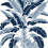 Carta da parati Banana Tree Thibaut Navy T13915