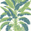 Carta da parati Banana Tree Thibaut Green and Blue T13918