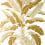 Banana Tree Wallpaper Thibaut Metallic gold T13919