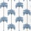 Sunset Boulevard Wallpaper Thibaut Blue T13944