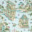 Grand Palace Wallpaper Thibaut Spa Blue T13615