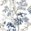 Carta da parati Katsura Thibaut Blue and White T13619