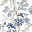 Katsura Wallpaper Thibaut Blue and White T13619