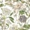 Papel pintado Hill Garden Thibaut White and Green T13656