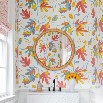 Matisse Leaf Wallpaper