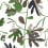 Tapete Matisse Leaf Thibaut Black and Green T16208