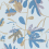 Carta da parati Opacoisse Leaf Thibaut Lavender and Blue T16210