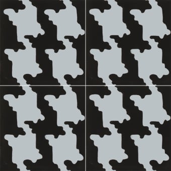 Piastrella di cemento Houndstooth
