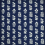 Blue Grotto Embroidery Fabric Ralph Lauren Royal Blue FRL5190/01