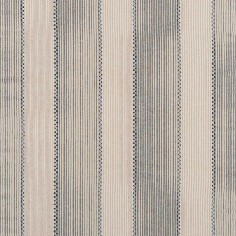 Stoff Carleigh Embroidered Ticking