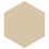 Carreau ciment Solid Colors hexagone Bisazza Tan tan-e