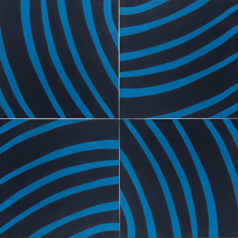 Zementfliese End Grain Ocean