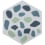 Carreau ciment Grit Bisazza Nebbia grit-blue