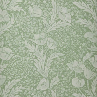 Tudor Poppy Wallpaper