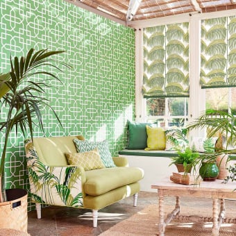 Hampton Trellis Wallpaper