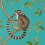 Papier peint Ringtailed Lemur Sanderson Teal DGLW216663