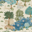 Pamir Garden Wallpaper Sanderson Cream/Nettle DCPW216766
