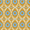 Samarkanda Outdoor Fabric Gastón y Daniela Ocre Azul GDT-5724-003