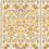 Tissu Suzani Outdoor Gastón y Daniela Ocre GDT-5729-001