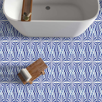 Bauhaus Blu Tipo 11 Tile