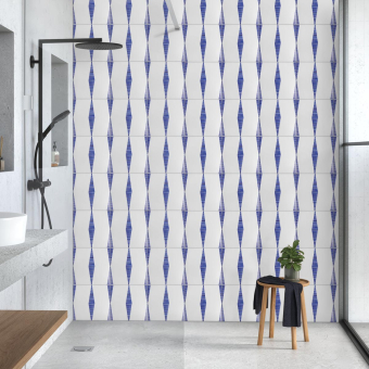 Bauhaus Blu Tipo 17 Tile