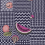 Fruta e Geometrico Fornasetti Wallpaper Cole and Son Magenta & Ink 123/6028