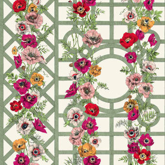 Papel pintado Jardin d'Anémones
