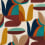 Flirt Fabric Casamance Multico topaze 41430184