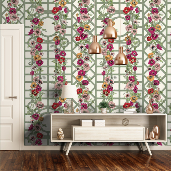 Papel pintado Jardin d'Anémones