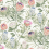 Protea Wallpaper York Wallcoverings White Fuchsia BL1752