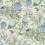 Carta da parati Protea York Wallcoverings Cream Blue BL1753