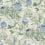 Papier peint Protea York Wallcoverings Cream Blue BL1753