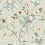 Carta da parati Dream Blossom York Wallcoverings Taupe Aqua BL1794