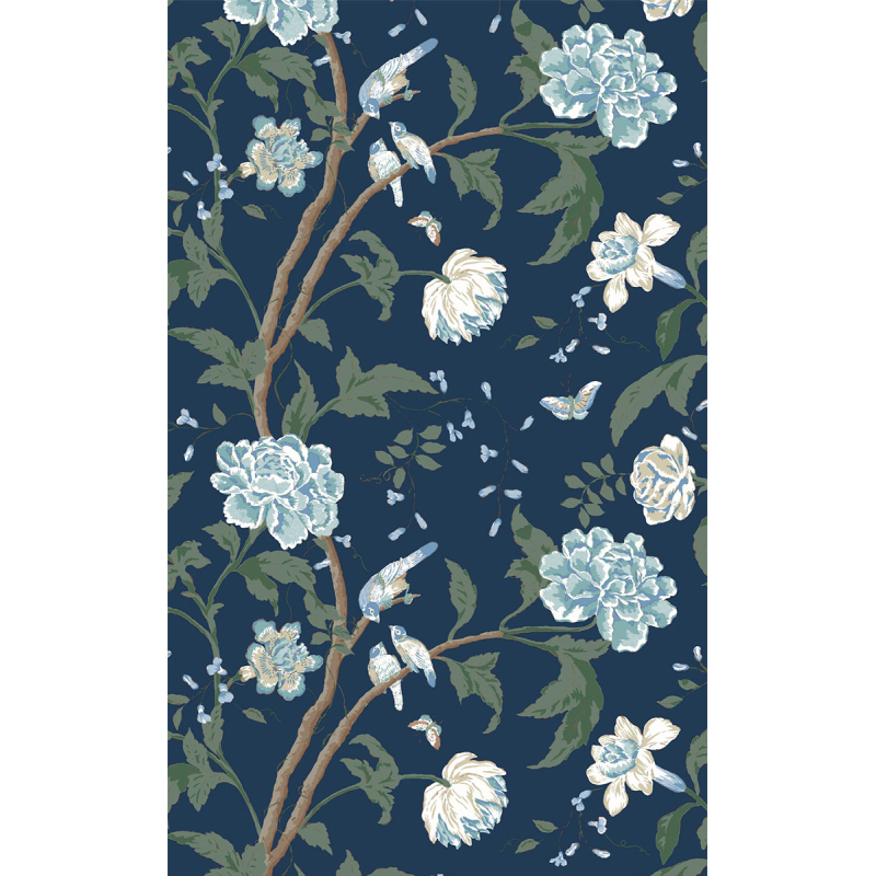 本179／インテリア本　The Floral Home teahouse-floral-wallpaper-york
