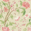Papier peint Teahouse Floral York Wallcoverings Cream Coral BL1781