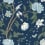 Papier peint Teahouse Floral York Wallcoverings Navy BL1782