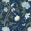 Tapete Teahouse Floral York Wallcoverings Navy BL1782
