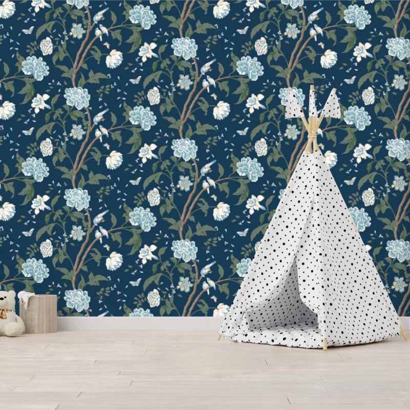 本179/インテリア本 The Floral Home Teahouse Floral Wallpaper - York Wallcoverings