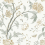 Papier peint Teahouse Floral York Wallcoverings Neutrals BL1783