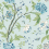 Papier peint Teahouse Floral York Wallcoverings Light blue BL1784