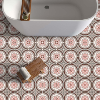 Honey Flower cement Tile