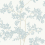 Carta da parati Lunaria Silhouette York Wallcoverings White Cloud Blue BL1802