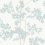 Lunaria Silhouette Wallpaper York Wallcoverings White Cloud Blue BL1802