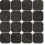 Mosaico Ottagono Edimax Black 46N3W2
