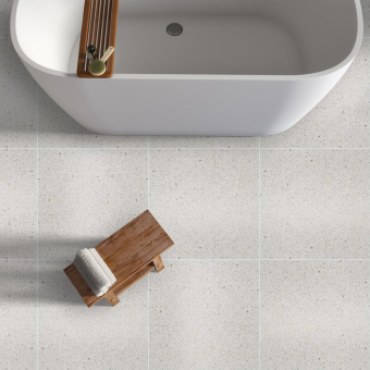 Blanc des Alpes Terrazzo tile