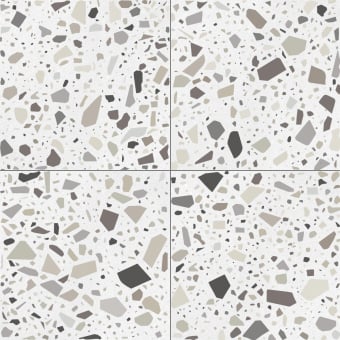 Porzellan Steinzeug Confetti Bianco Beige