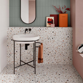 Gres porcelánico Confetti Bianco Cotto