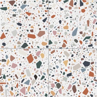 Gres porcelánico Confetti Bianco Multicolor