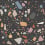 Grès cérame Confetti Nero Multicolor Quintessenza Ceramiche Nero multicolor CNF108M