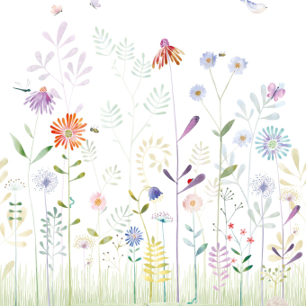 Papeles pintados panorámico The Garden Small Word With Snail
